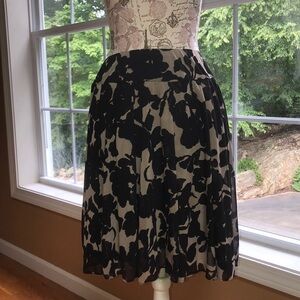 INC Watercolor Print Skirt XL
